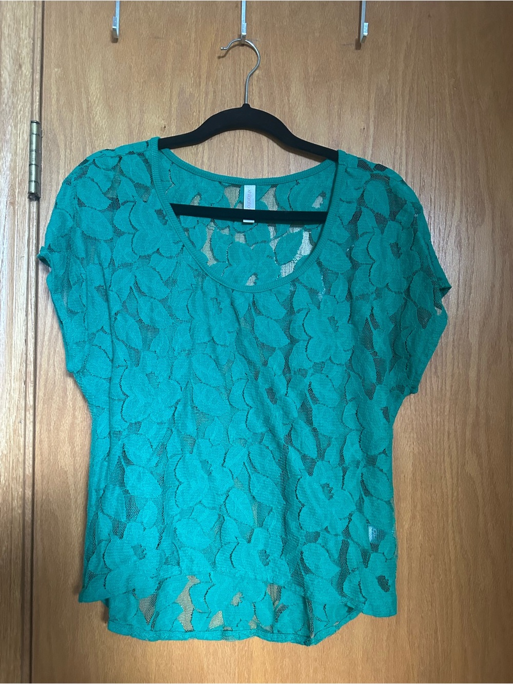Floral Lace Short Sleeve Top